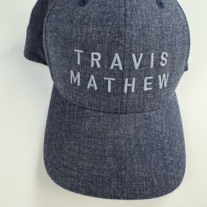 Travis Mathew PGA Resort Snapback Hat Men One Size Blue Golf Cap 110 One Ten